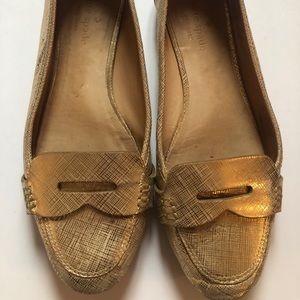 Kate Spade gold flats size 8